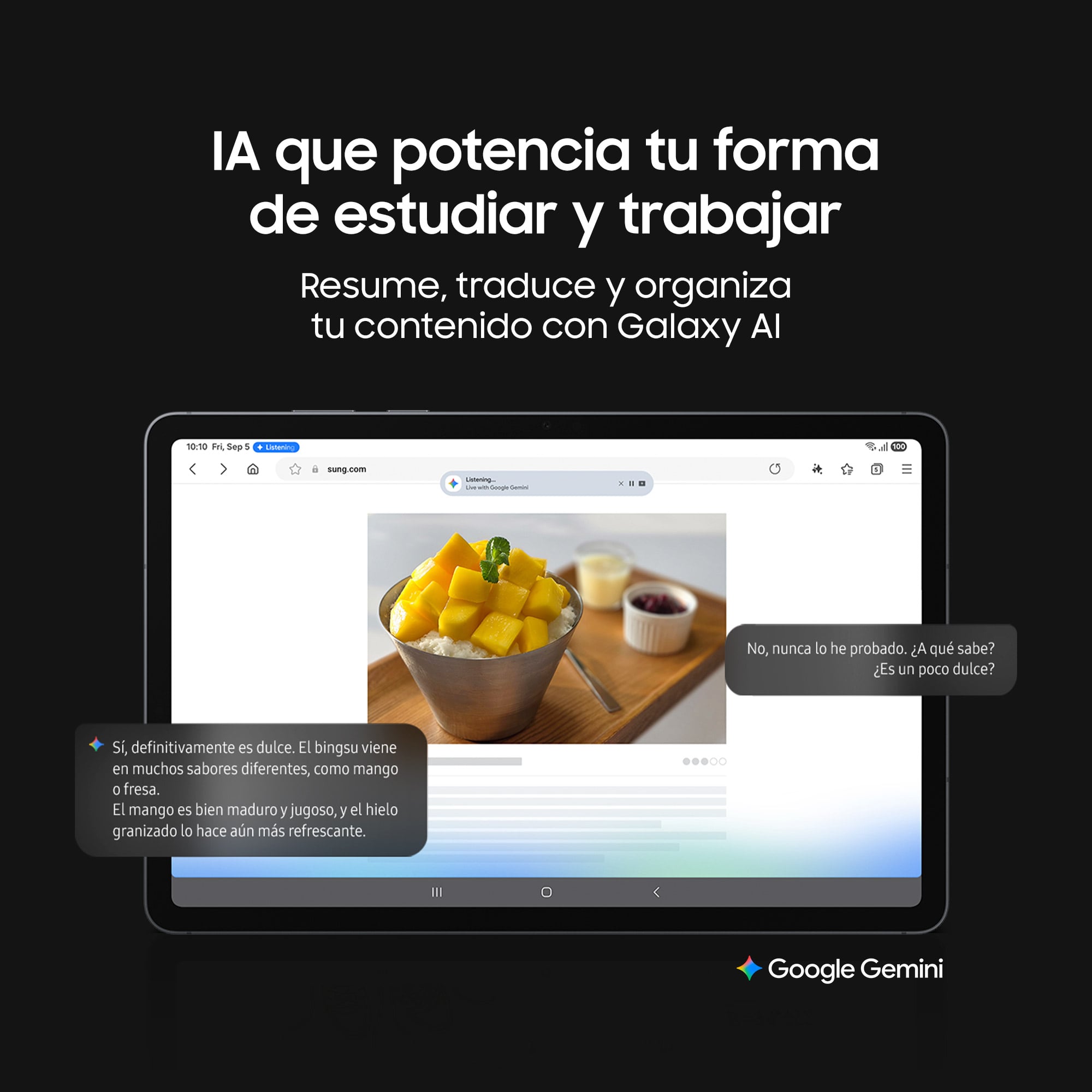 TABLET SAMSUNG GALAXY TAB S11 GRAY 128GB SM-X730NZADPEO - 5