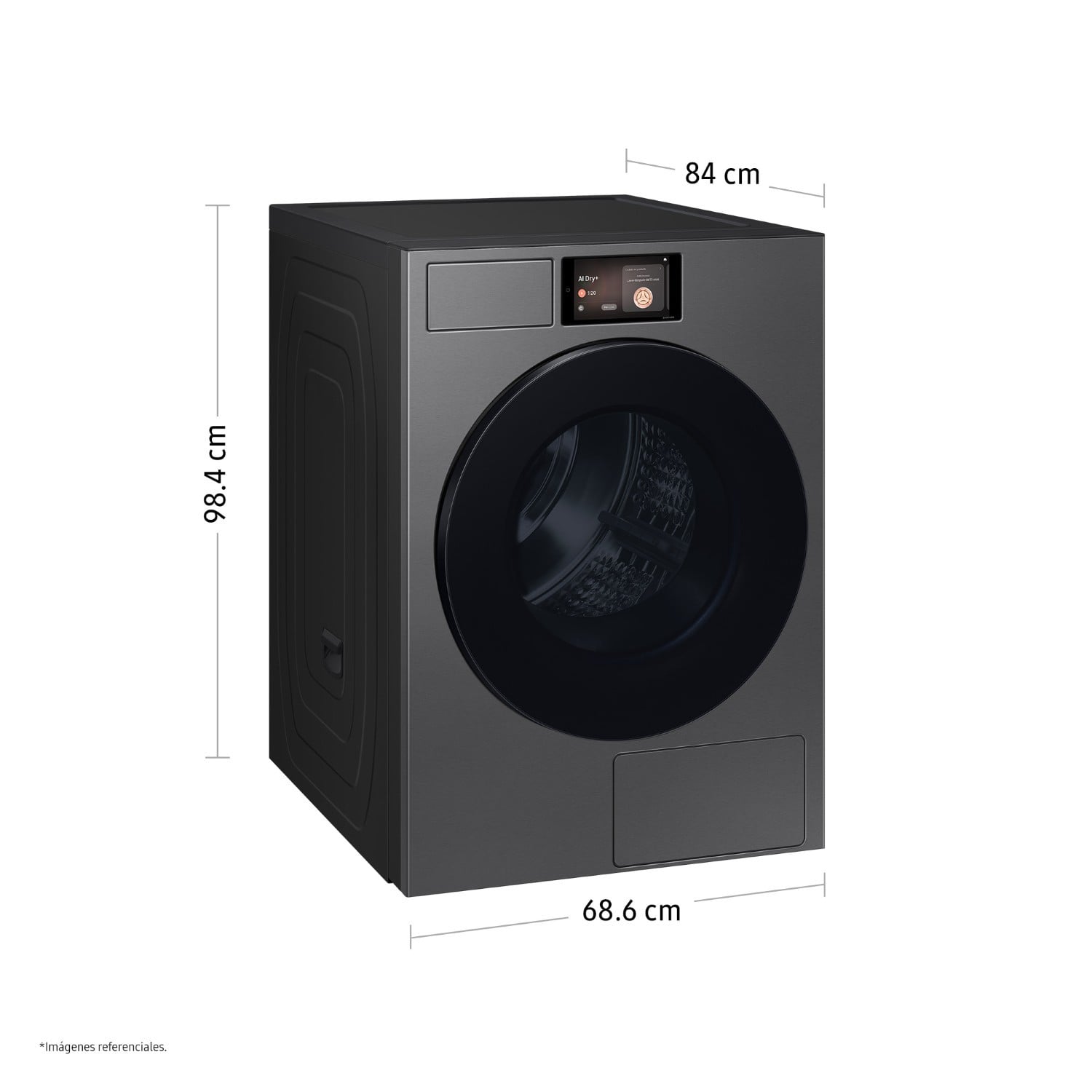 Secadora Samsung Bespoke AI 17 kg Acero oscuro DV90F17CDSPE - 3