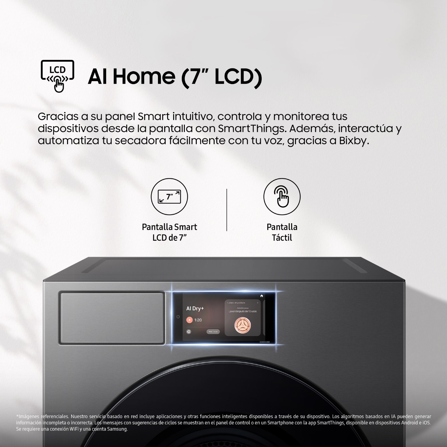 Secadora Samsung Bespoke AI 17 kg Acero oscuro DV90F17CDSPE - 8