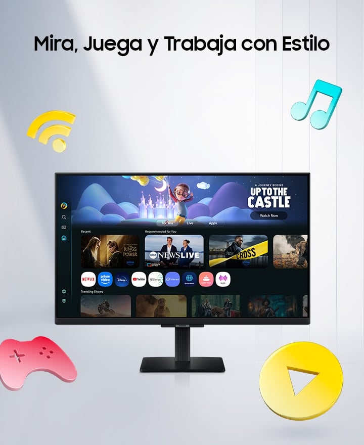 MONITOR SAMSUNG 32'SMART M5 FULL HD NEGRO LS32FM500ELXPE - 9