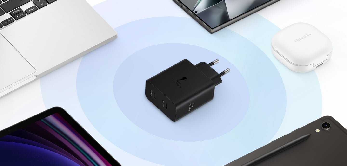 CARGADOR SAMSUNG TRAVEL ADAPTER DUO CON CABLE BLACK EP-T5020XBEGWW - 7