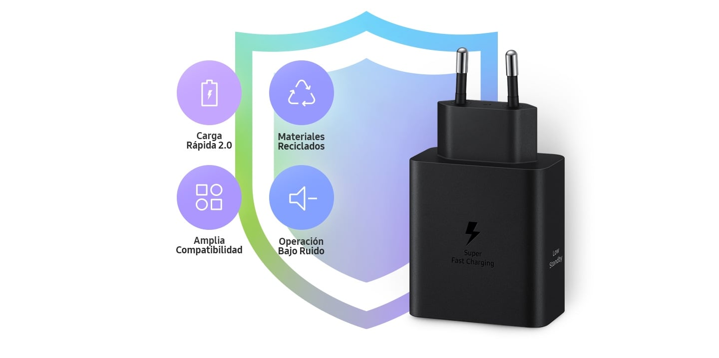 CARGADOR SAMSUNG TRAVEL ADAPTER DUO CON CABLE BLACK EP-T5020XBEGWW - 8