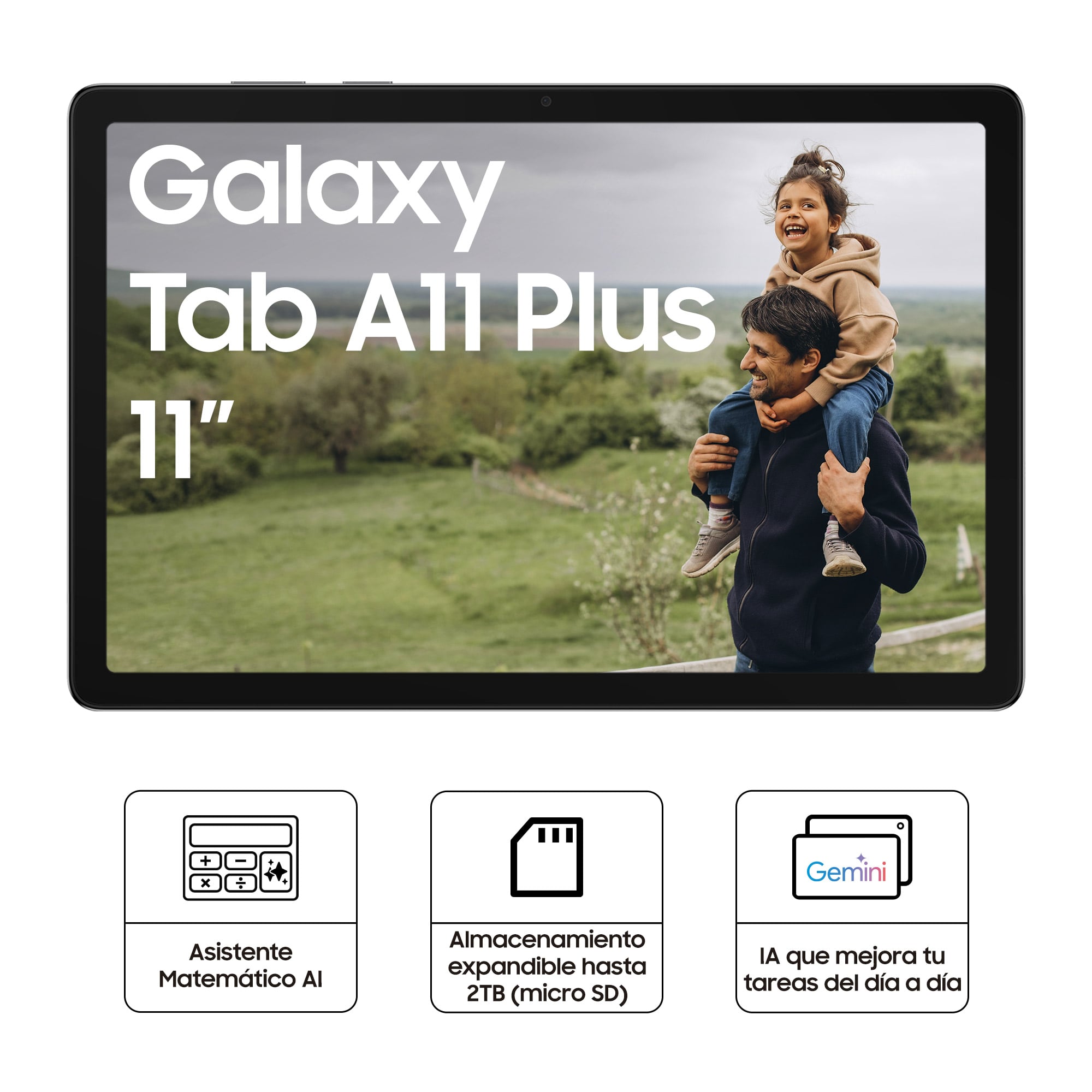 Tablet Samsung Galaxy Tab A11+ 128GB Gris SM-X230NZAAPEO - 3