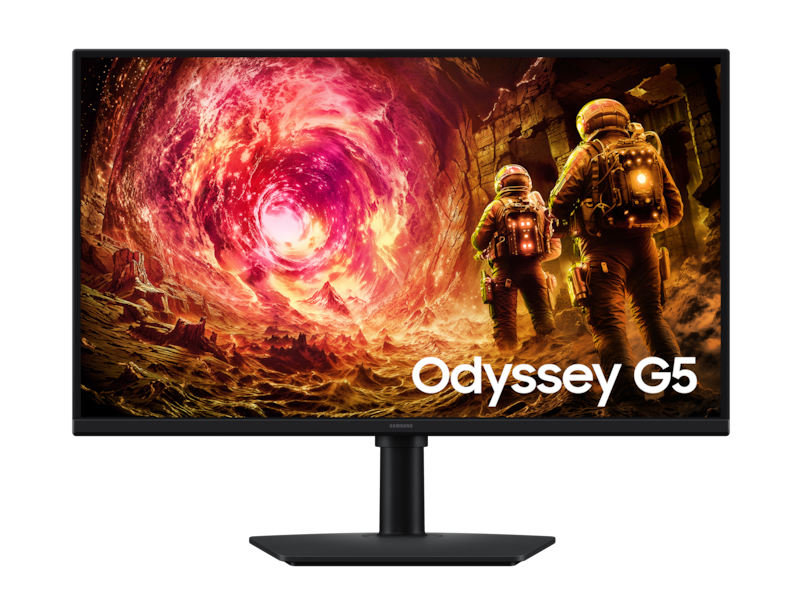 MONITOR SAMSUNG 27' GAMING ODYSSEY QHD BLACK LS27FG500ELXPE - 1