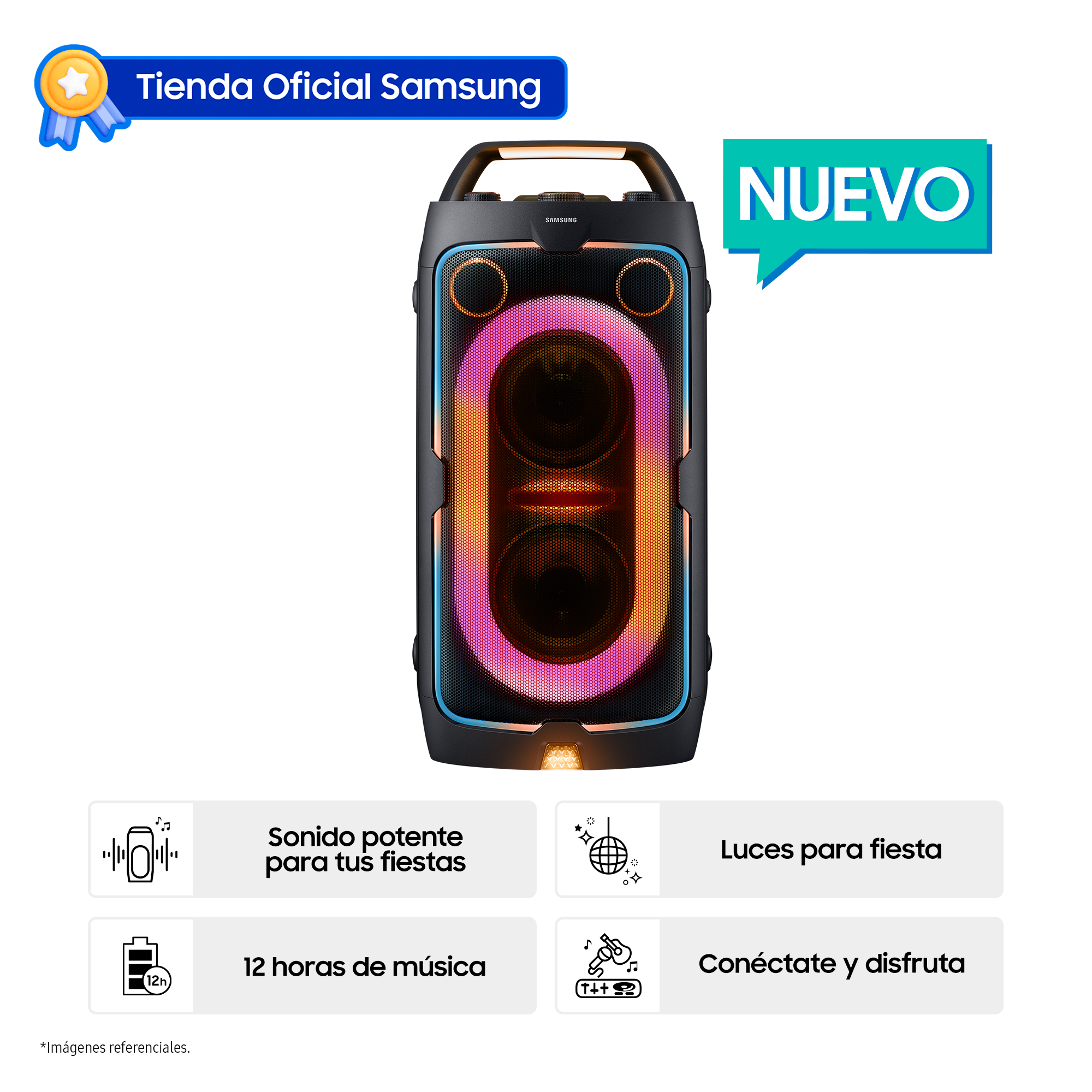 TORRE DE SONIDO SAMSUNG MX-ST40F NEGRO MX-ST40F/PE - 1