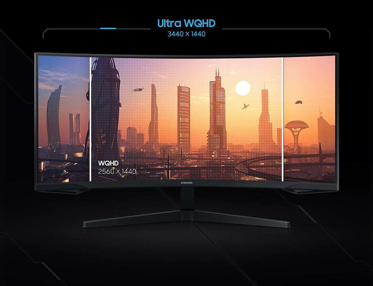 MONITOR SAMSUNG 34” ODYSSEY G5 G55T ULTRA WQHD 165HZ BLACK LC34G55TWWNXZA - 4