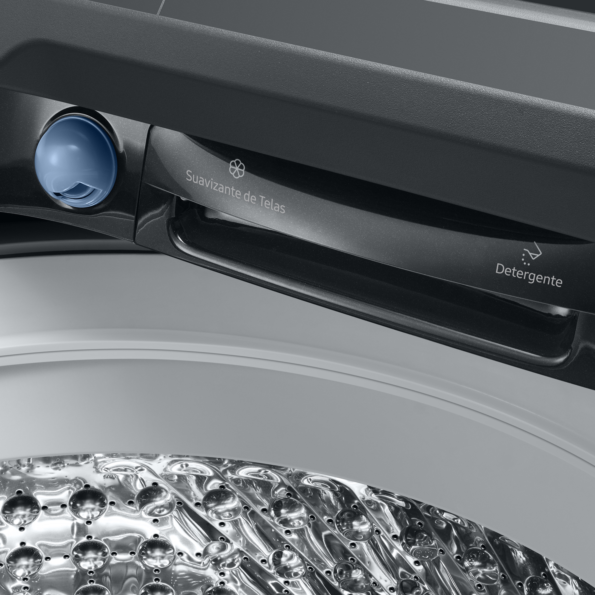 LAVADORA SAMSUNG BUBBLE SMART 24KG BLACK WA24A8377GV/PE - 5