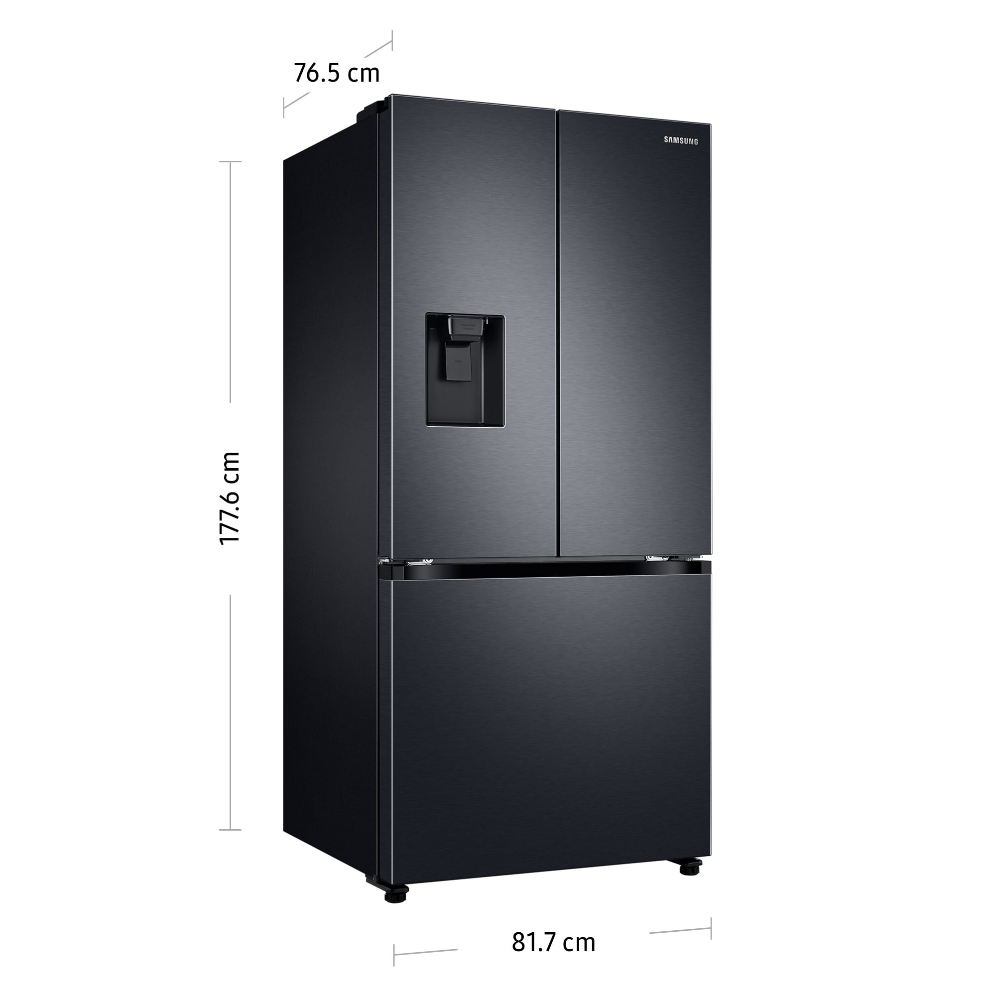 REFRIGERADORA SAMSUNG FRENCH DOOR 470L BLACK RF49A5202B1/PE - 3