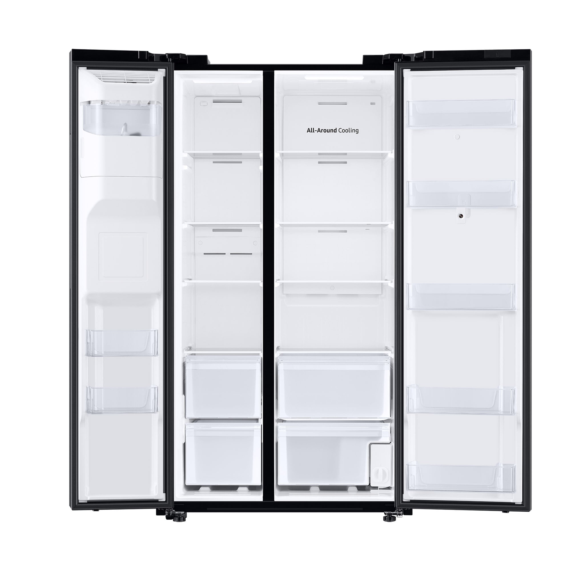 REFRIGERADORA SAMSUNG SIDE BY SIDE 685L JET BLACK RS27T5561B1/PE - 5