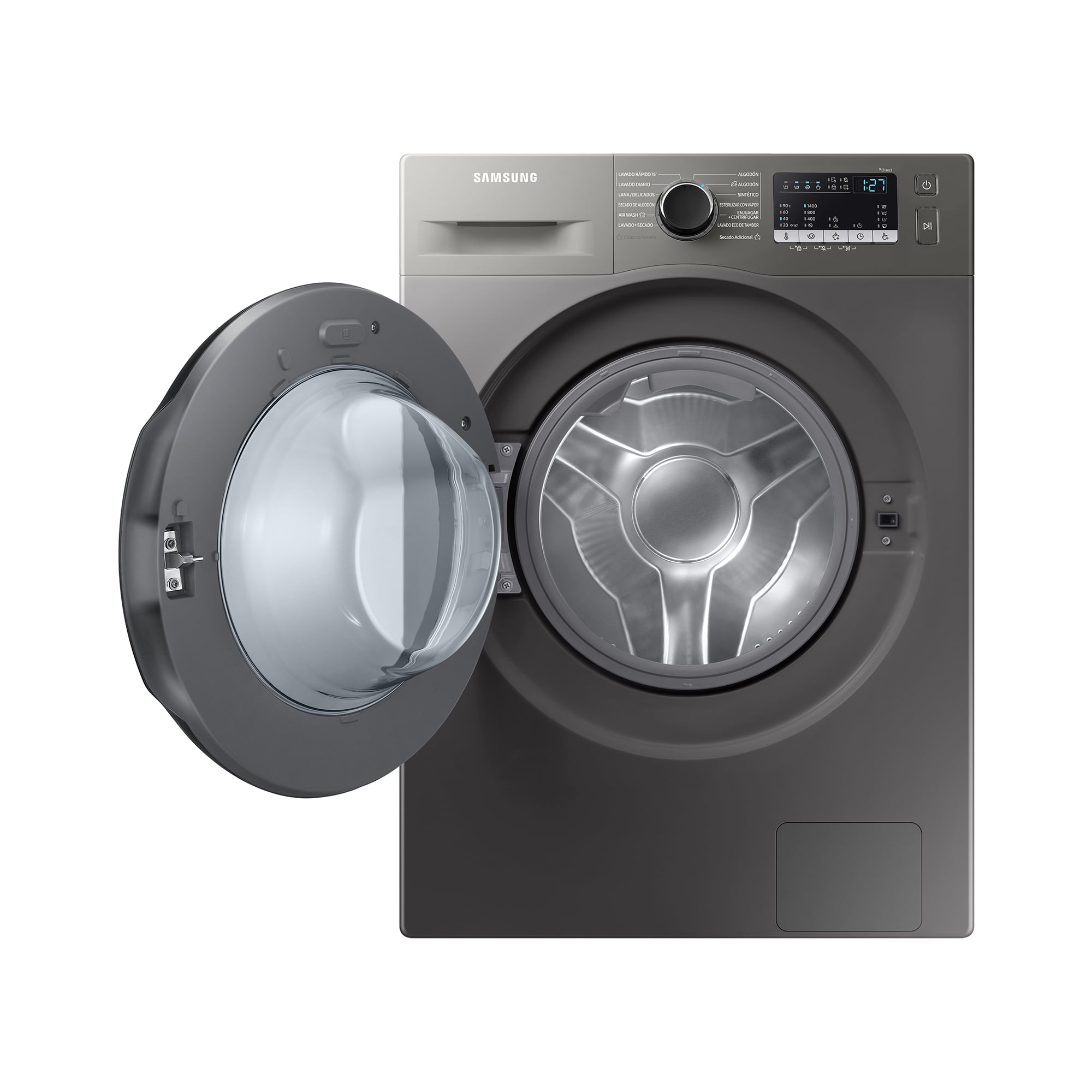 LAVASECA SAMSUNG ECOBUBBLE AIRWASH 11 KG/7 KG GRAY WD11T4046BX/PE - 2