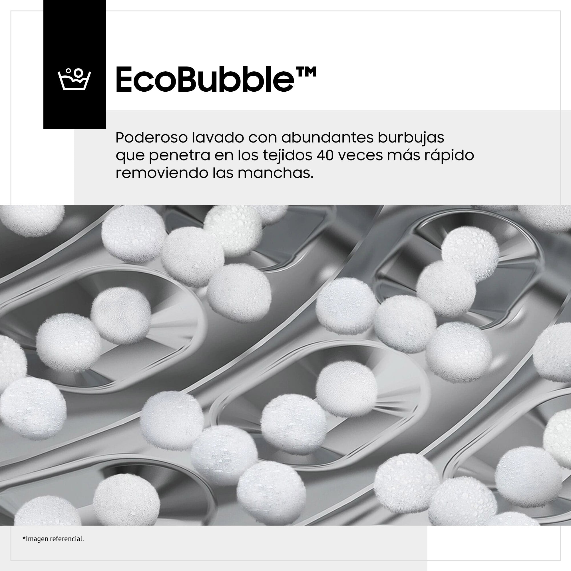 LAVASECA SAMSUNG ECOBUBBLE AIRWASH 11 KG/7 KG GRAY WD11T4046BX/PE - 4