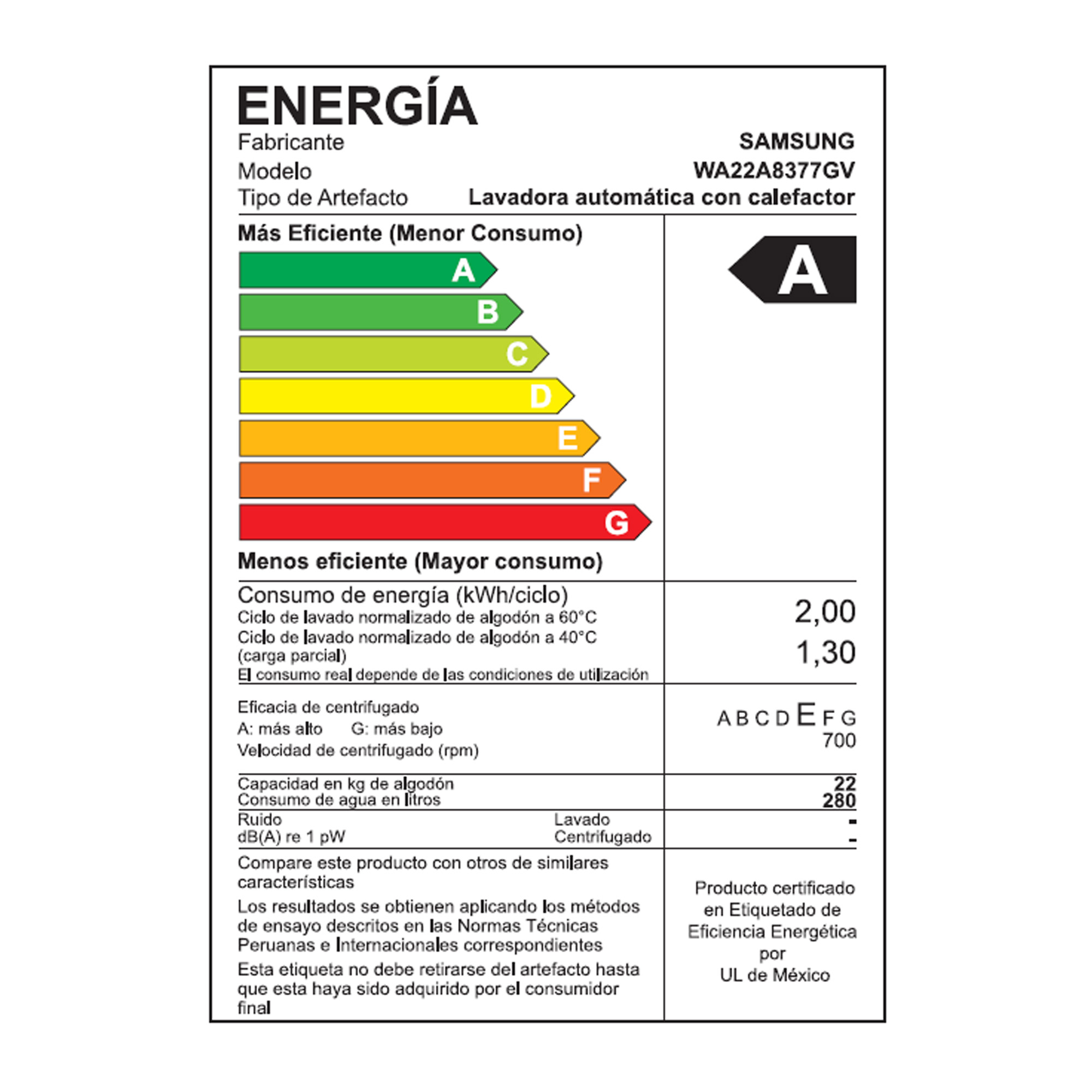 LAVADORA SAMSUNG BUBBLE SMART 22KG BLACK WA22A8377GV/PE - 10
