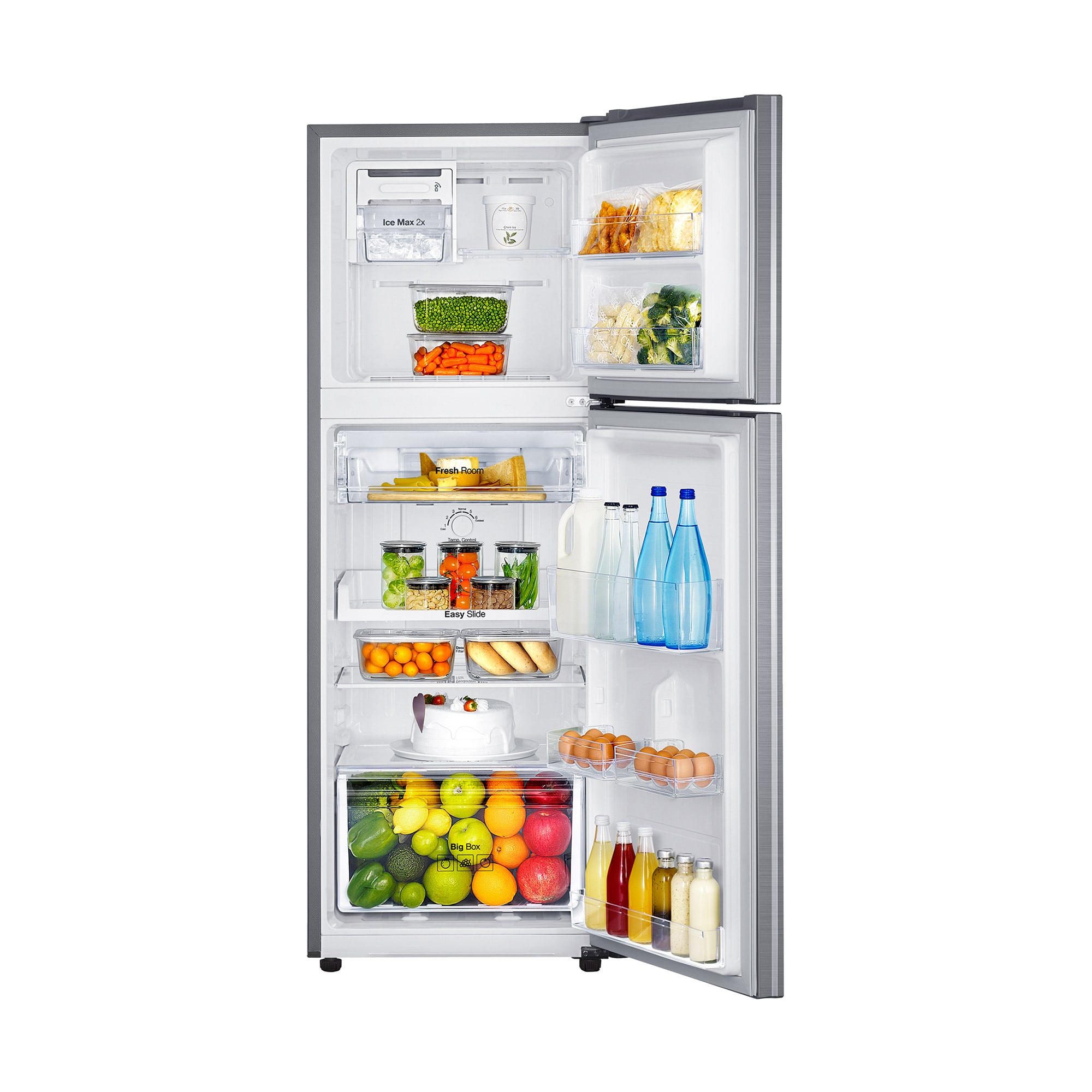 REFRIGERADORA SAMSUNG TOP FREEZER 234L SILVER RT22FARADS8/PE - 4