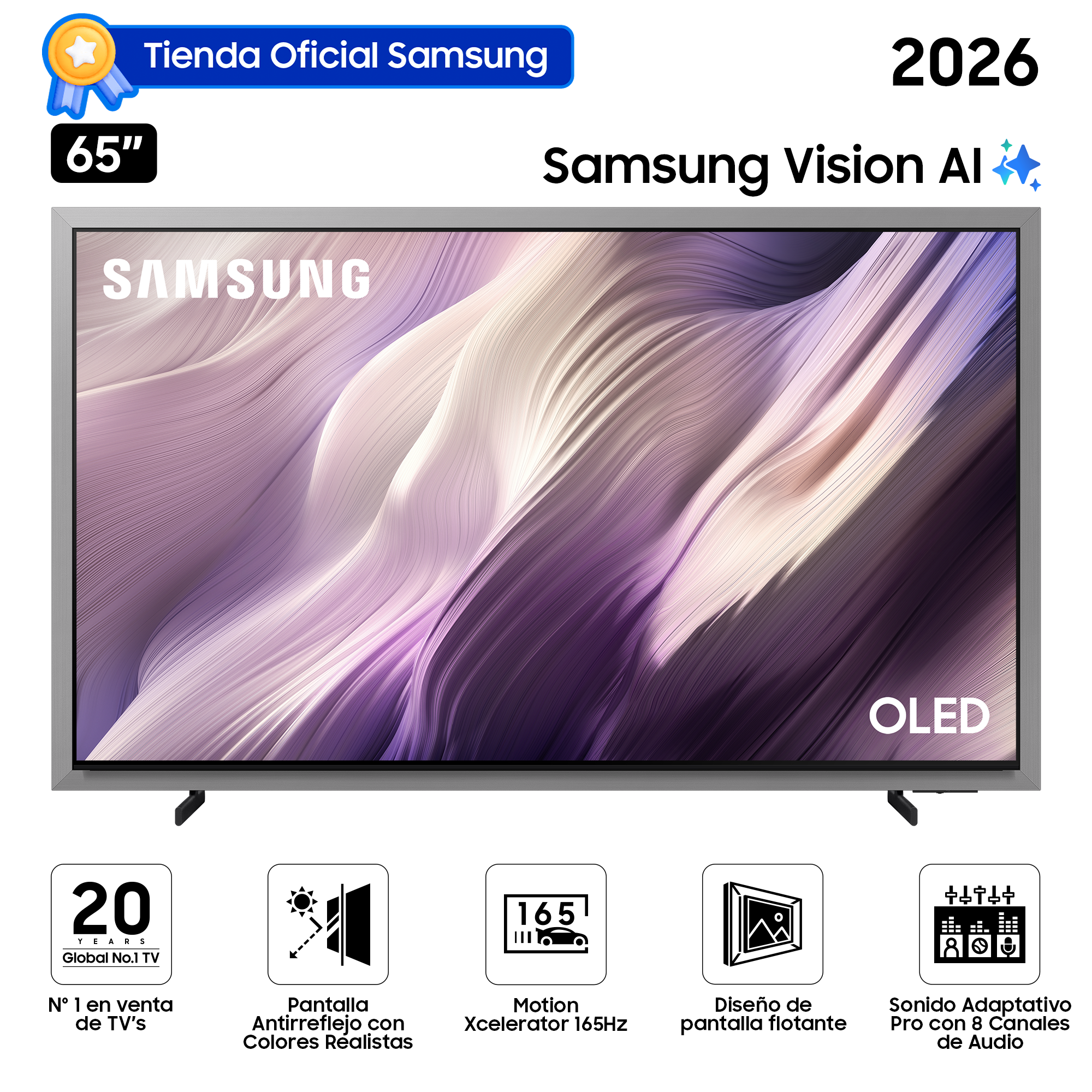 SMART TV SAMSUNG 65' OLED S95H VISION AI (2026) - 1