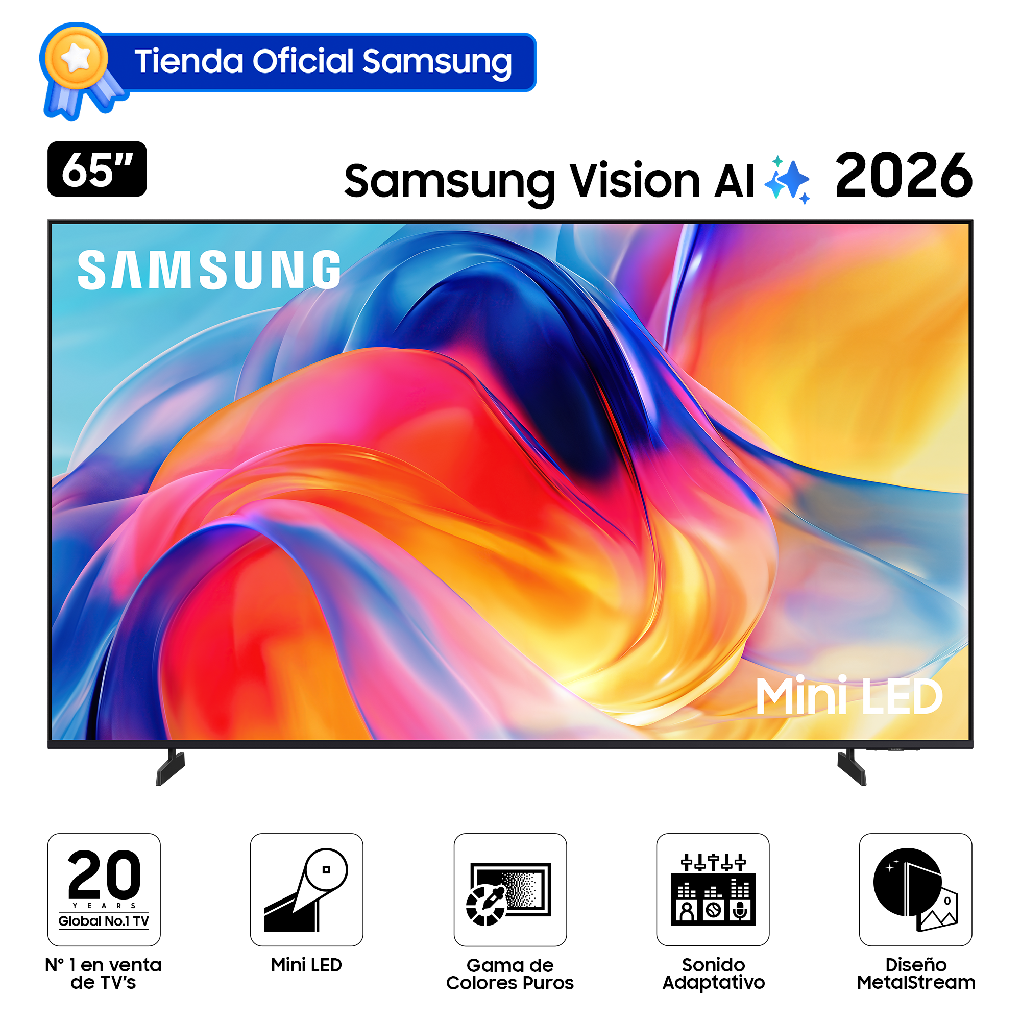 SMART TV SAMSUNG 65 MINI LED M70H VISION AI (2026) - 1
