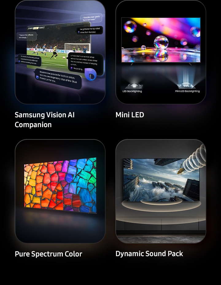 SMART TV SAMSUNG 85 MINI LED M70H VISION AI (2026) - 7