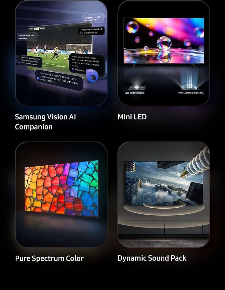 SMART TV SAMSUNG 75 MINI LED M70H VISION AI (2026) - 7