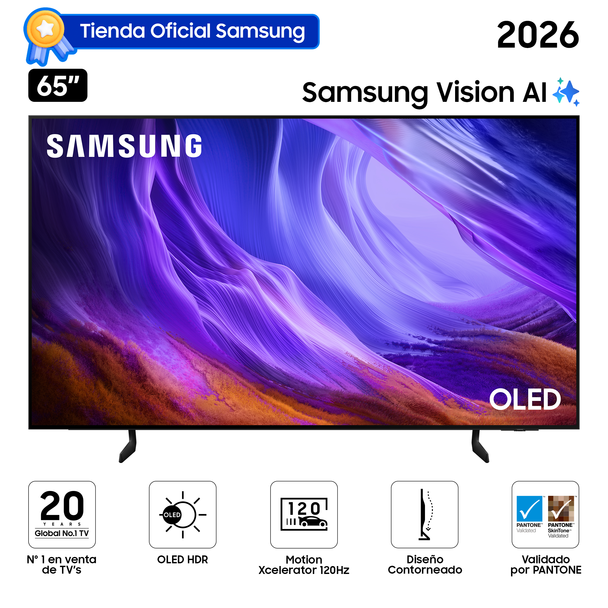 SMART TV SAMSUNG 65' OLED S85H VISION AI (2026) - 1