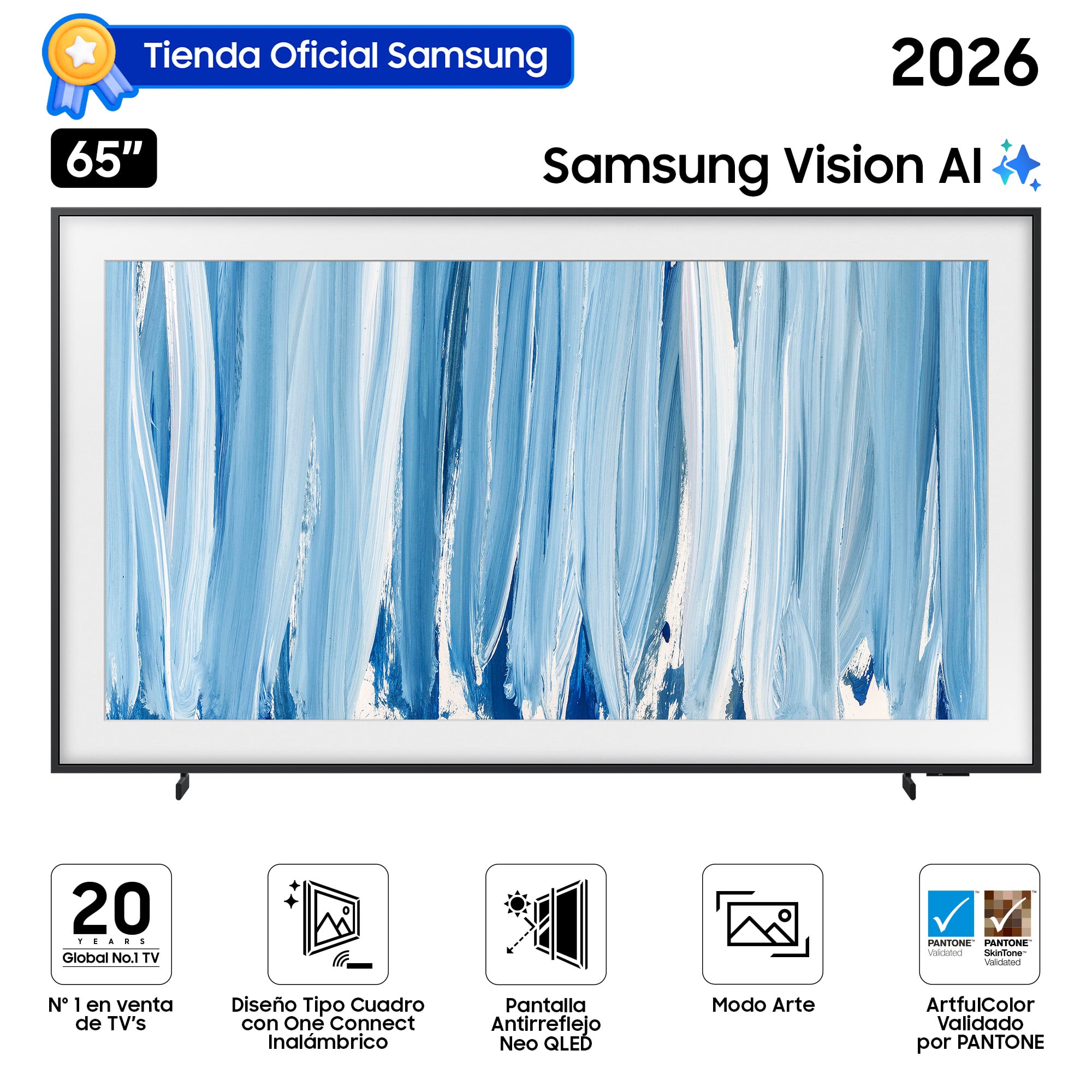 SMART TV SAMSUNG 65' THE FRAME PRO LS03HW VISION AI (2026) - 1