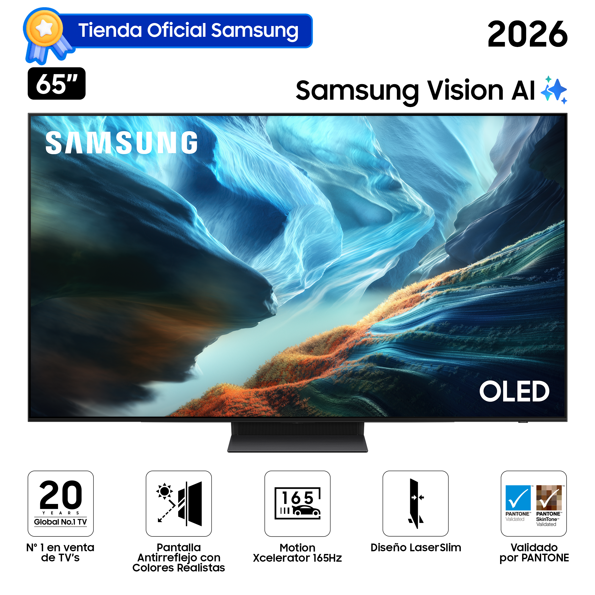 SMART TV SAMSUNG 65' OLED S90H VISION AI (2026) - 1