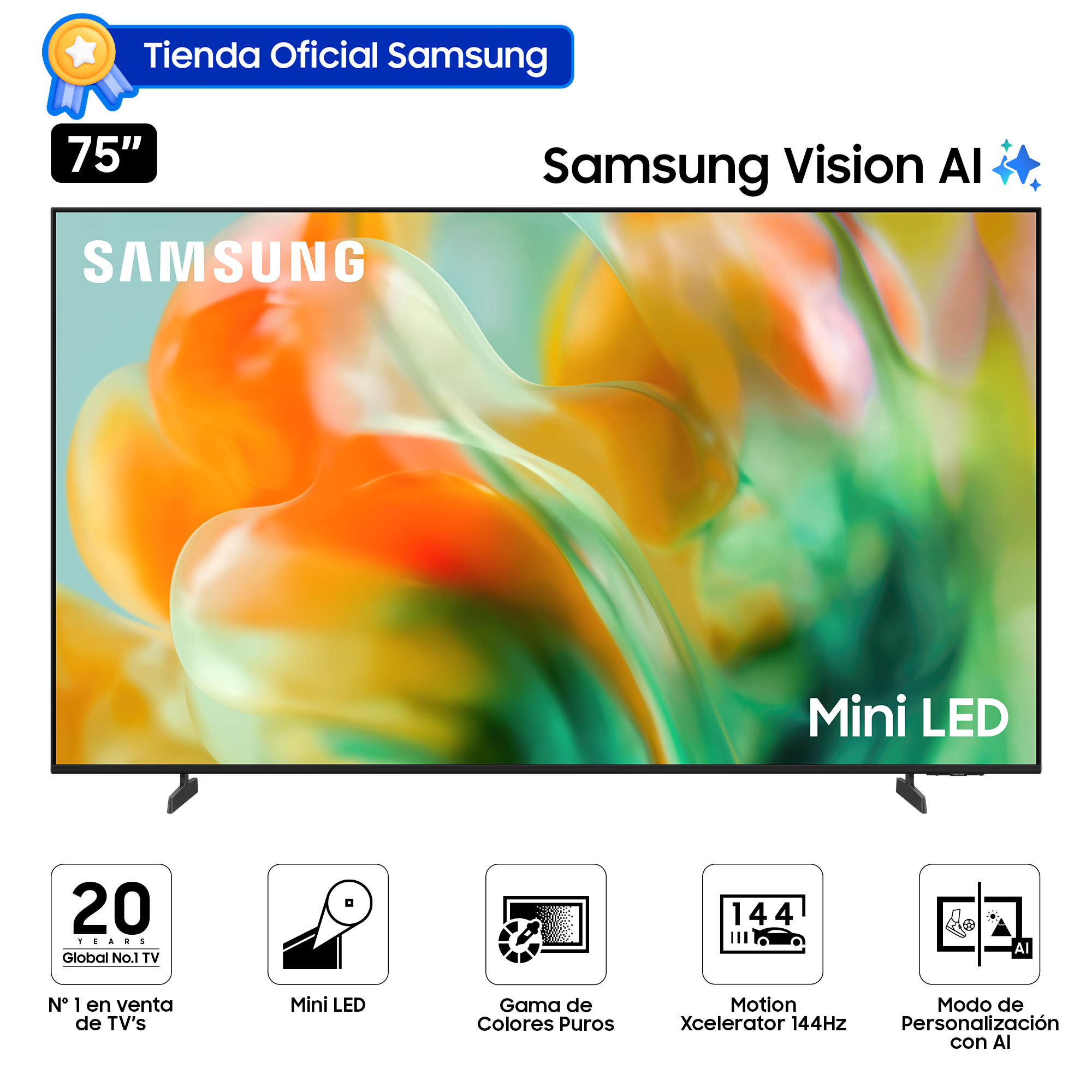SMART TV SAMSUNG 75 MINI LED M80H VISION AI (2026) - 1