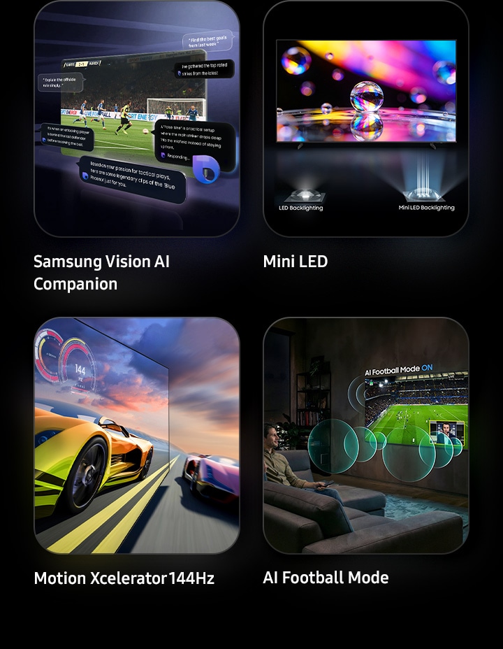 SMART TV SAMSUNG 75 MINI LED M80H VISION AI (2026) - 7