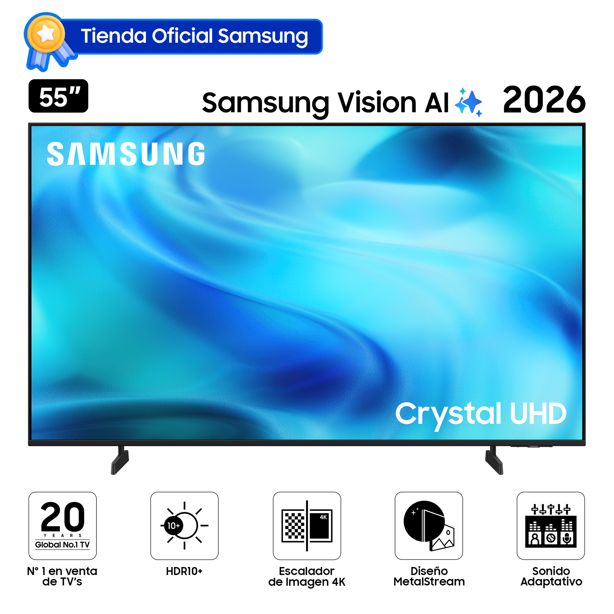 SMART TV SAMSUNG 55' UHD U8000H VISION AI (2026) - 1