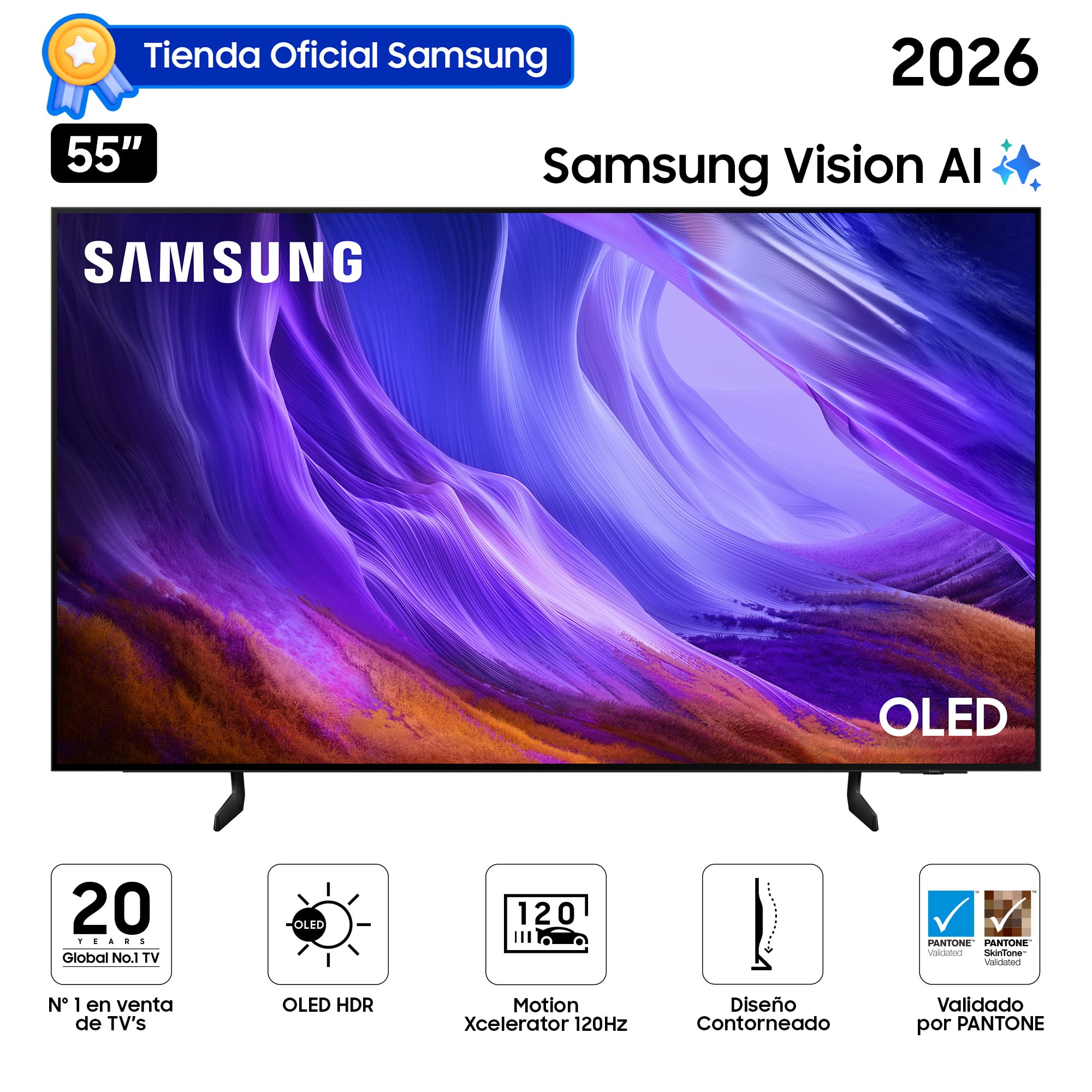 SMART TV SAMSUNG 55' OLED S85H VISION AI (2026) - 1