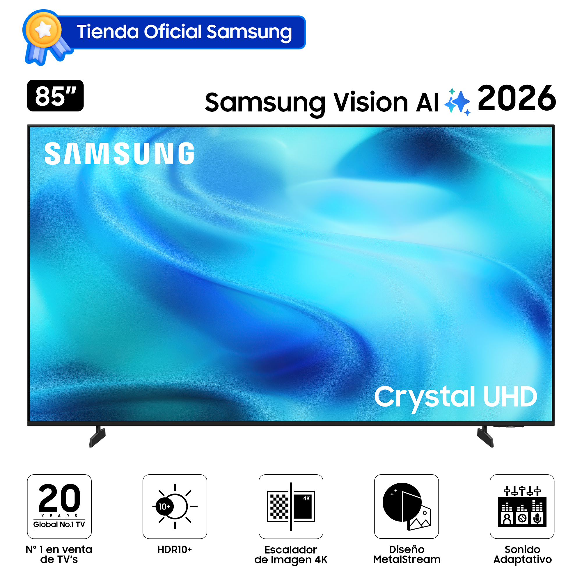 SMART TV SAMSUNG 85' UHD U8000H VISION AI (2026) - 1