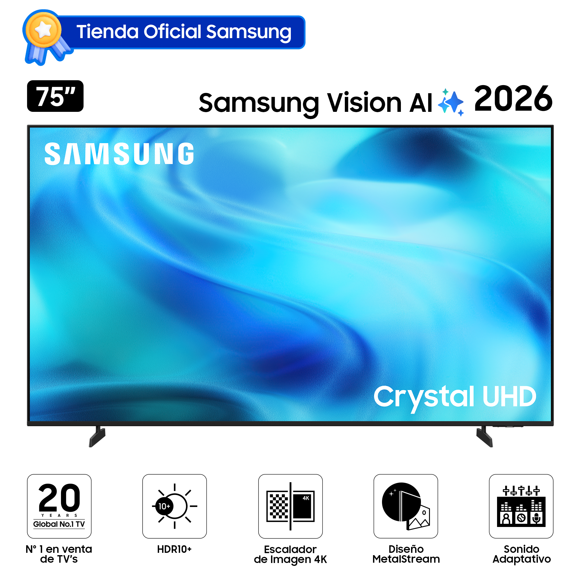 SMART TV SAMSUNG 75' UHD U8000H VISION AI (2026) - 1