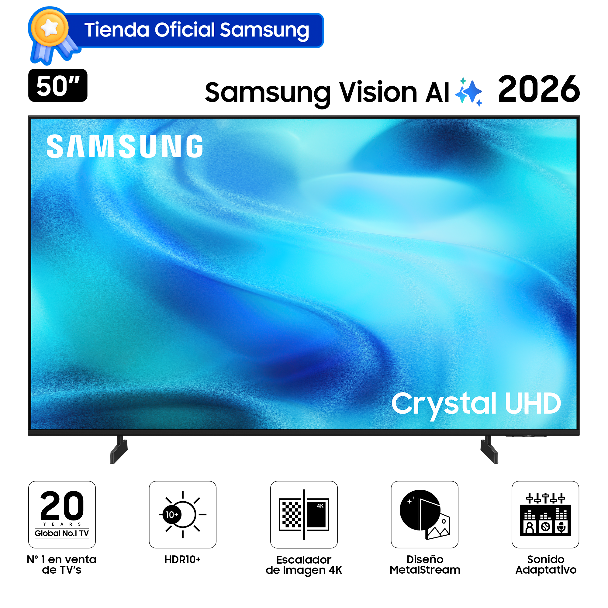SMART TV SAMSUNG 50' UHD U8000H VISION AI (2026) - 1