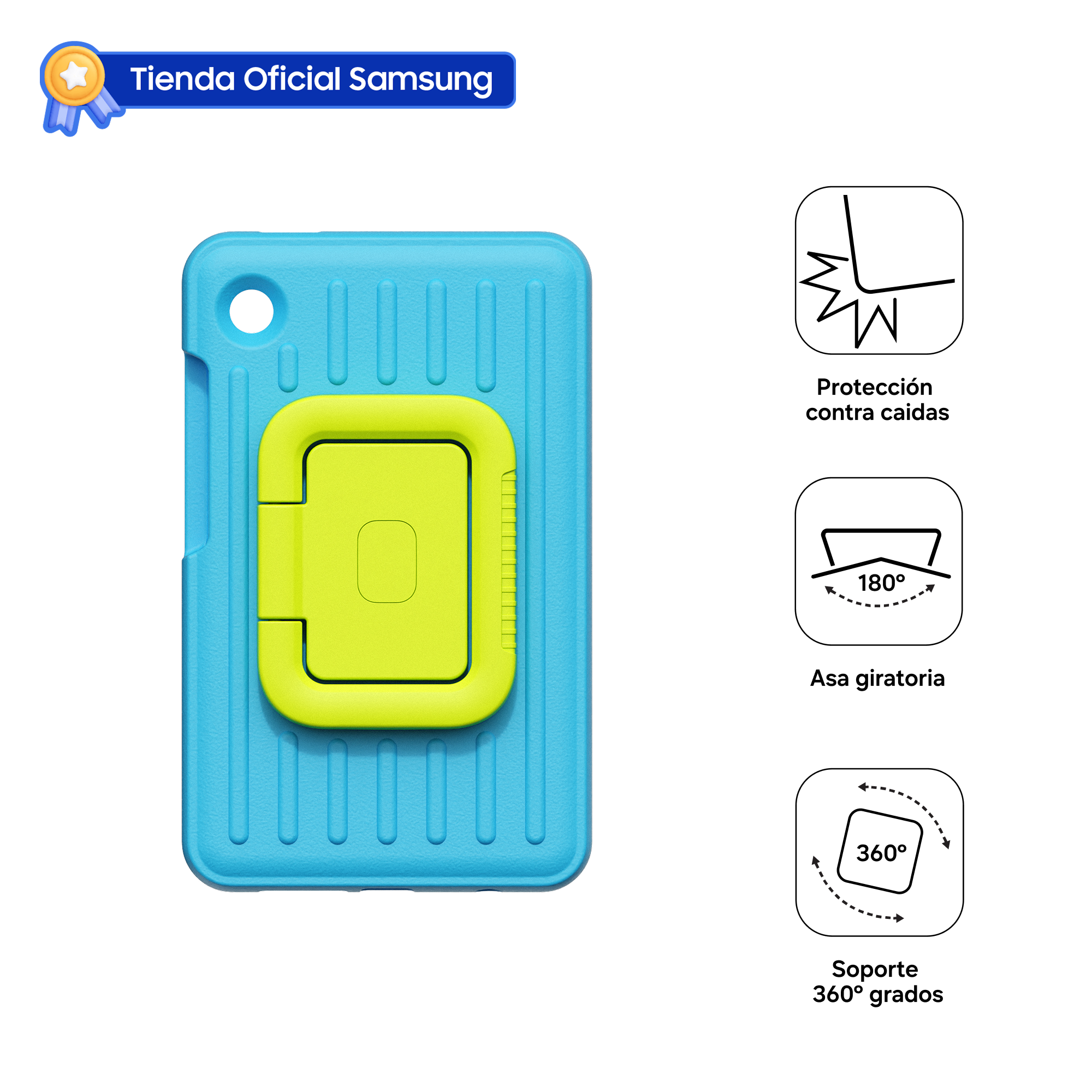 CASE SAMSUNG TAB A11 KIDS BLUE GP-FPX130AMBLW - 1