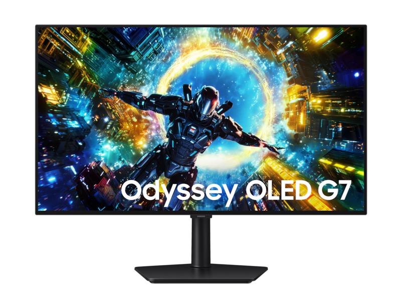 MONITOR SAMSUNG 32' ODYSSEY OLED G7 G73SH 4K 165HZ / FHD 330HZ GAMING NEGRO - 1