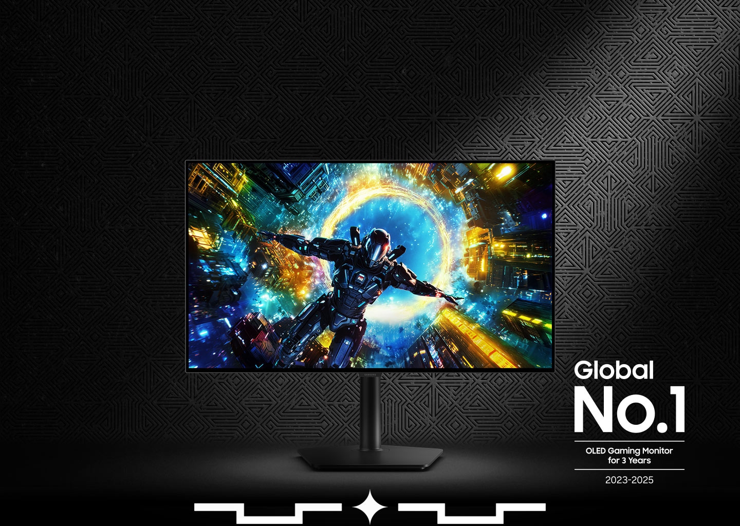 MONITOR SAMSUNG 32' ODYSSEY OLED G7 G73SH 4K 165HZ / FHD 330HZ GAMING NEGRO - 8