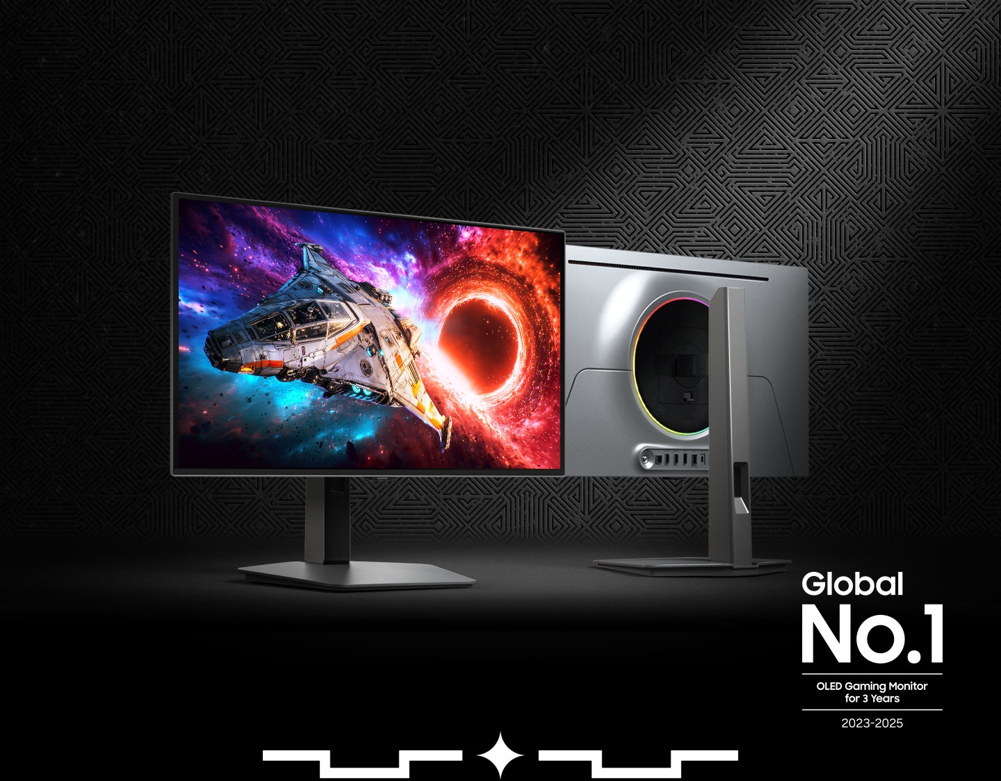 MONITOR SAMSUNG 27' ODYSSEY QD-OLED G8 G80SH 4K 240HZ 0.03MS GAMING PLATA - 8
