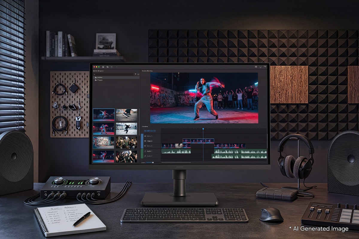 MONITOR SAMSUNG 27' VIEWFINITY S8 S80HF 5K NEGRO LS27H800EFAXZA - 9