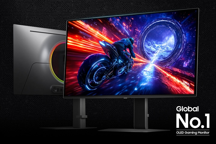 MONITOR SAMSUNG 27' ODYSSEY OLED G6 G60SF QHD 500HZ GAMING PLATA - 9