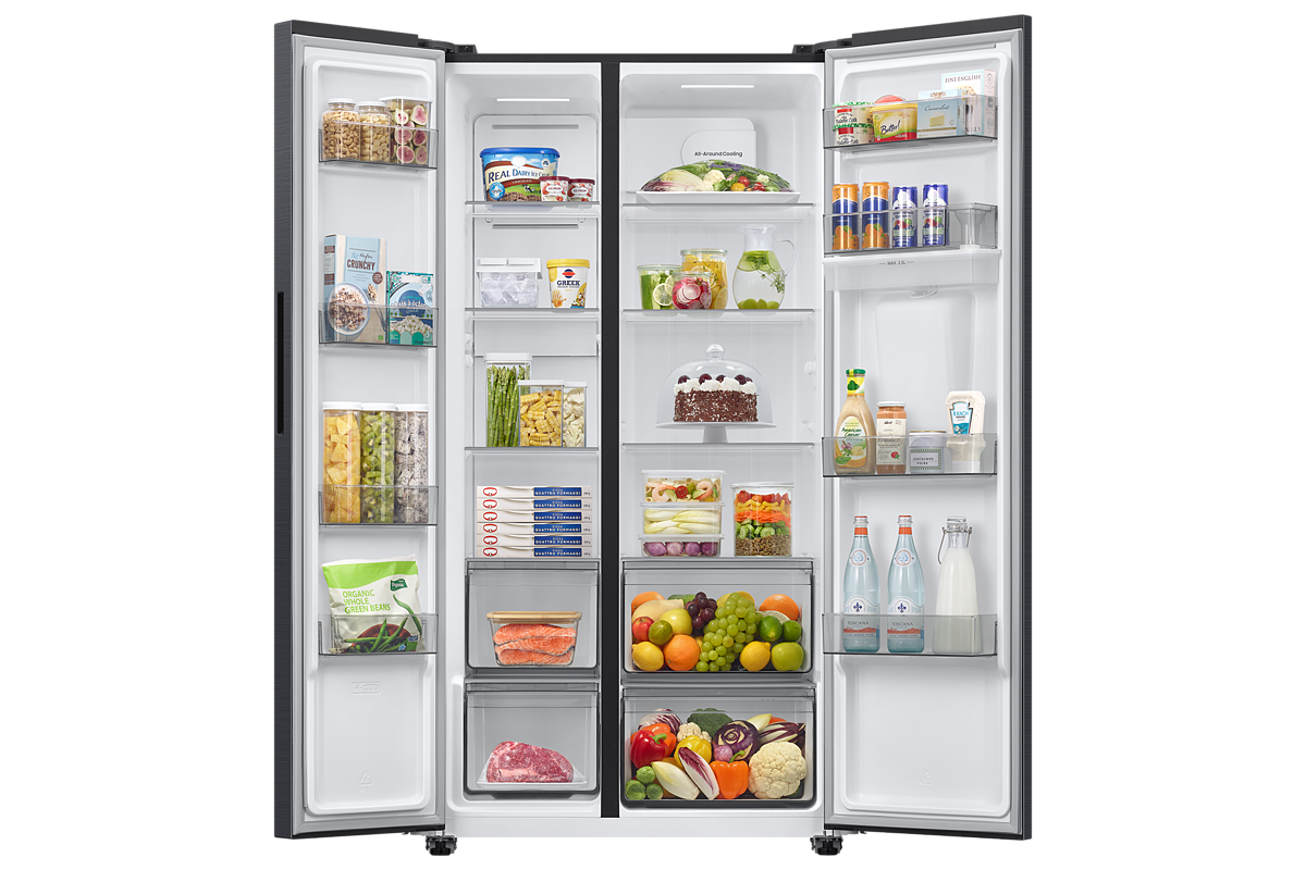 REFRIGERADORA SAMSUNG SIDE BY SIDE C/DISP. BLACK SPACE MAX 516L - 4