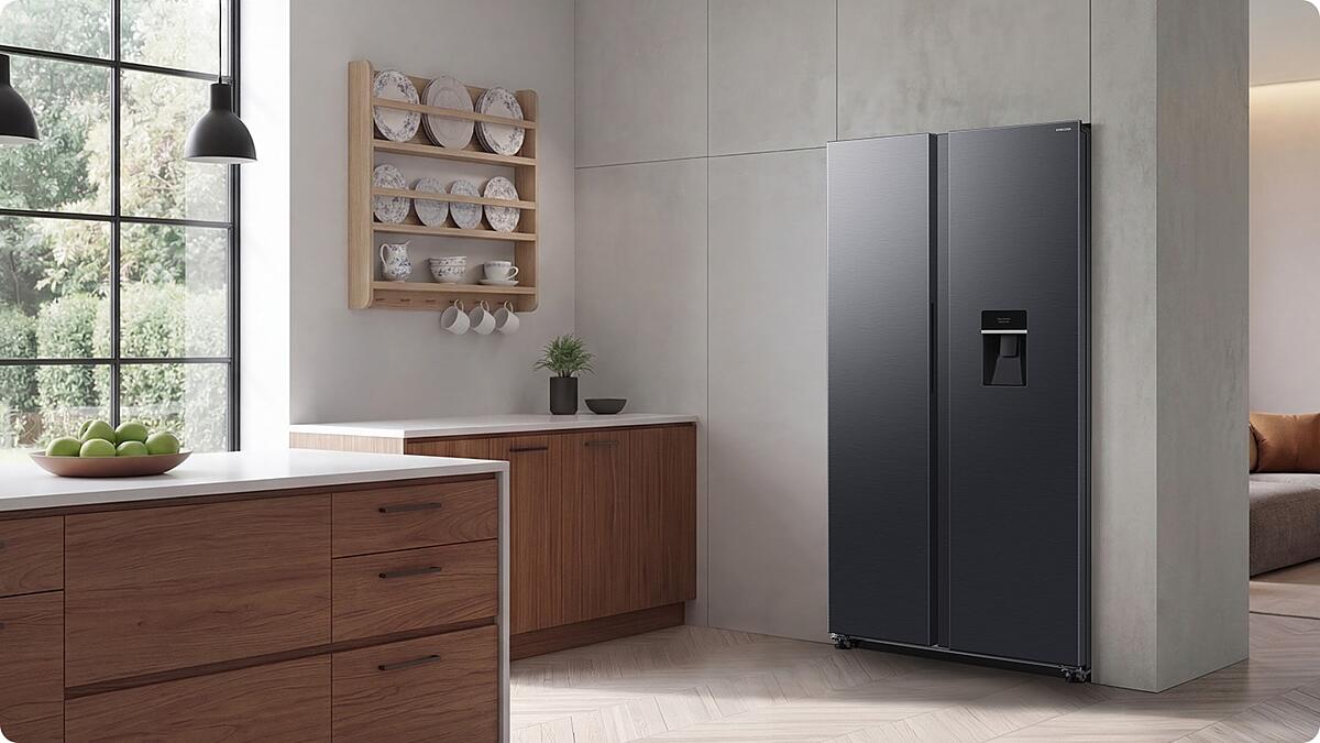 REFRIGERADORA SAMSUNG SIDE BY SIDE C/DISP. BLACK SPACE MAX 516L - 9