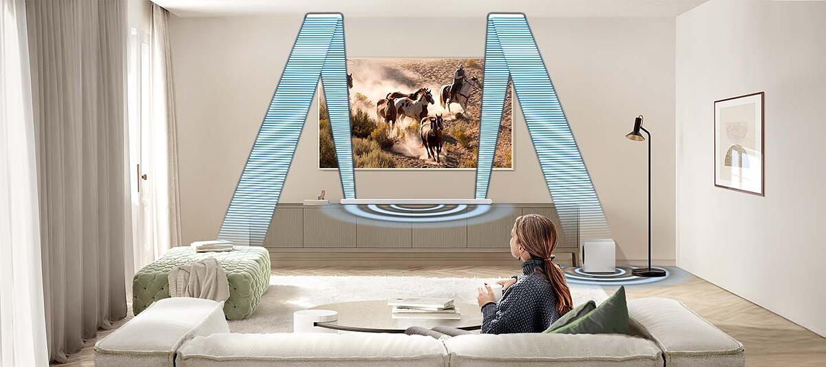 BARRA DE SONIDO SAMSUNG ULTRADELGADA S801D 3.1.2 CH. INALÁMBRICA (2026) BLANCO - 7