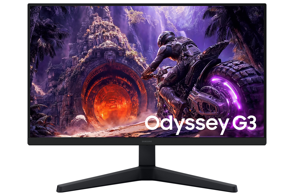 MONITOR SAMSUNG 24' GAMING ODYSSEY G3 G30H FHD IPS 1MS 200HZ BLACK - 1