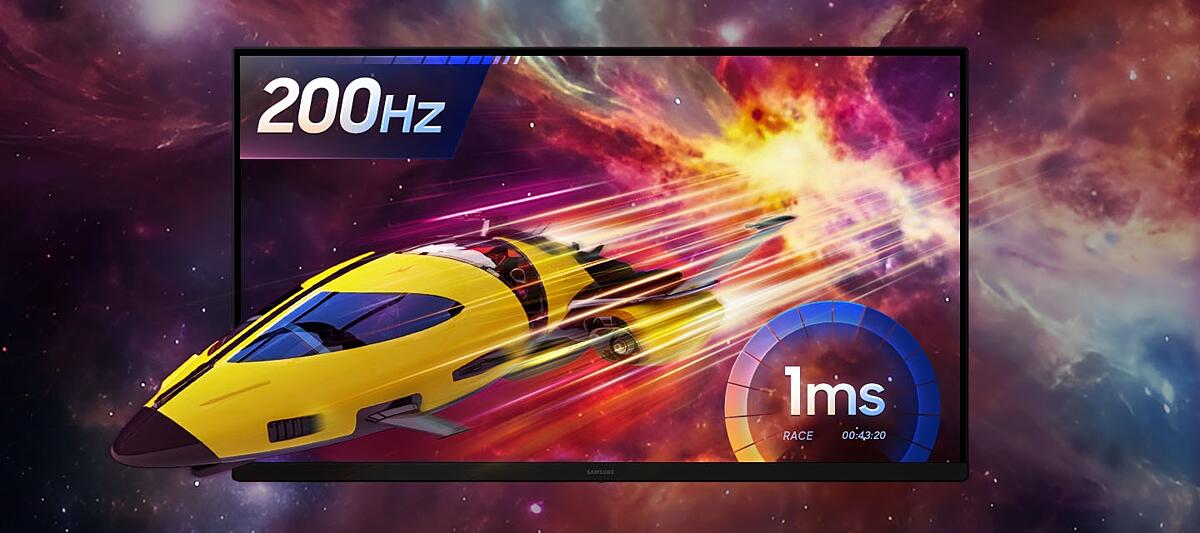 MONITOR SAMSUNG 24' GAMING ODYSSEY G3 G30H FHD IPS 1MS 200HZ BLACK - 10