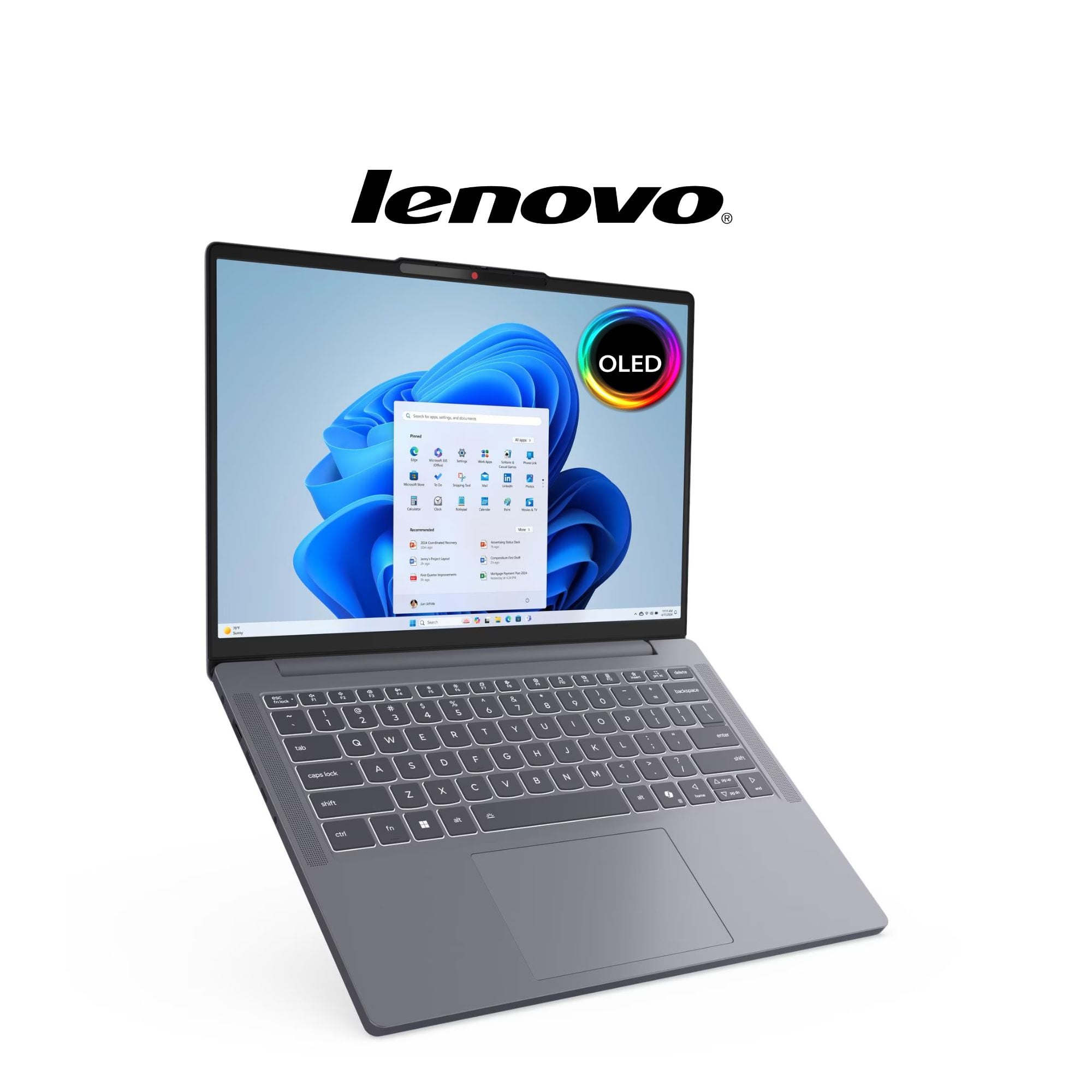 LAPTOP LENOVO IDEAPAD SLIM 3 14ARP10 14' OLED WUXGA, RYZEN 7-7735HS, RAM 16 GB, SSD 512 GB, WIN 11 HOME - 2