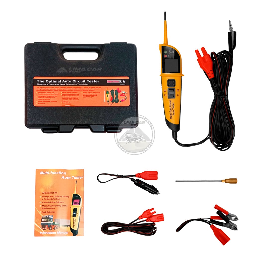 MALETA TOOLTECH PUNTA LOGICA DIGITAL AUTOMOTRIZ 12-24V - 2