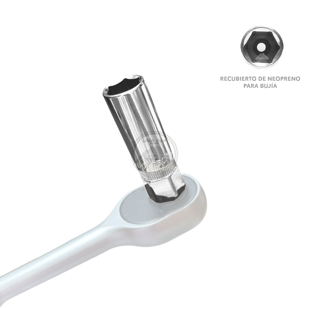 DADO TUBULAR 3/8” 14MM PARA BUJIA HEX TOOLTECH TAIWÁN - 2