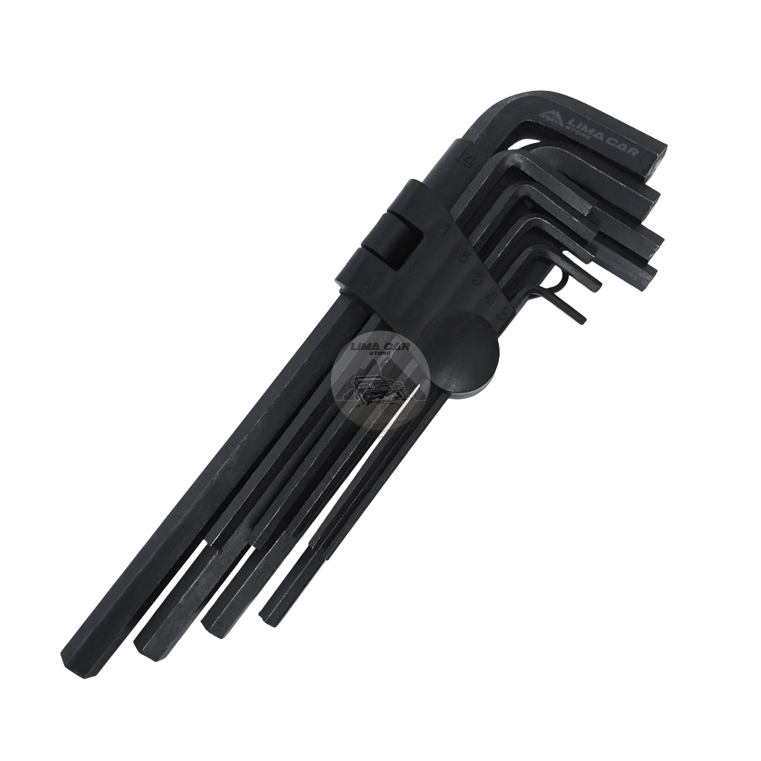 SET 9 LLAVES L ALLEN 3-14 MM IMPACTO HEX - 1