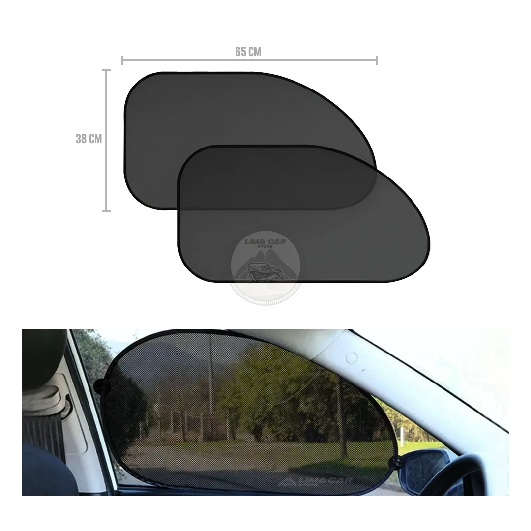 TAPASOL DE AUTO CAMIONETA LUNA LATERALES 2 PIEZAS - 2