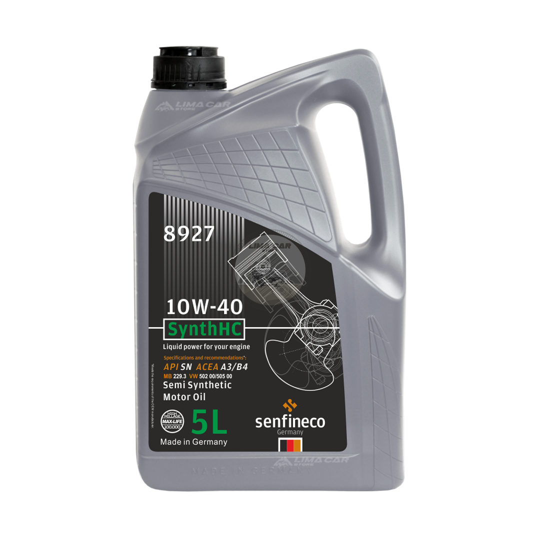 ACEITE DE MOTOR SEMI SINTÉTICO 10W-40 5LT SENFINECO ALEMAN - 1