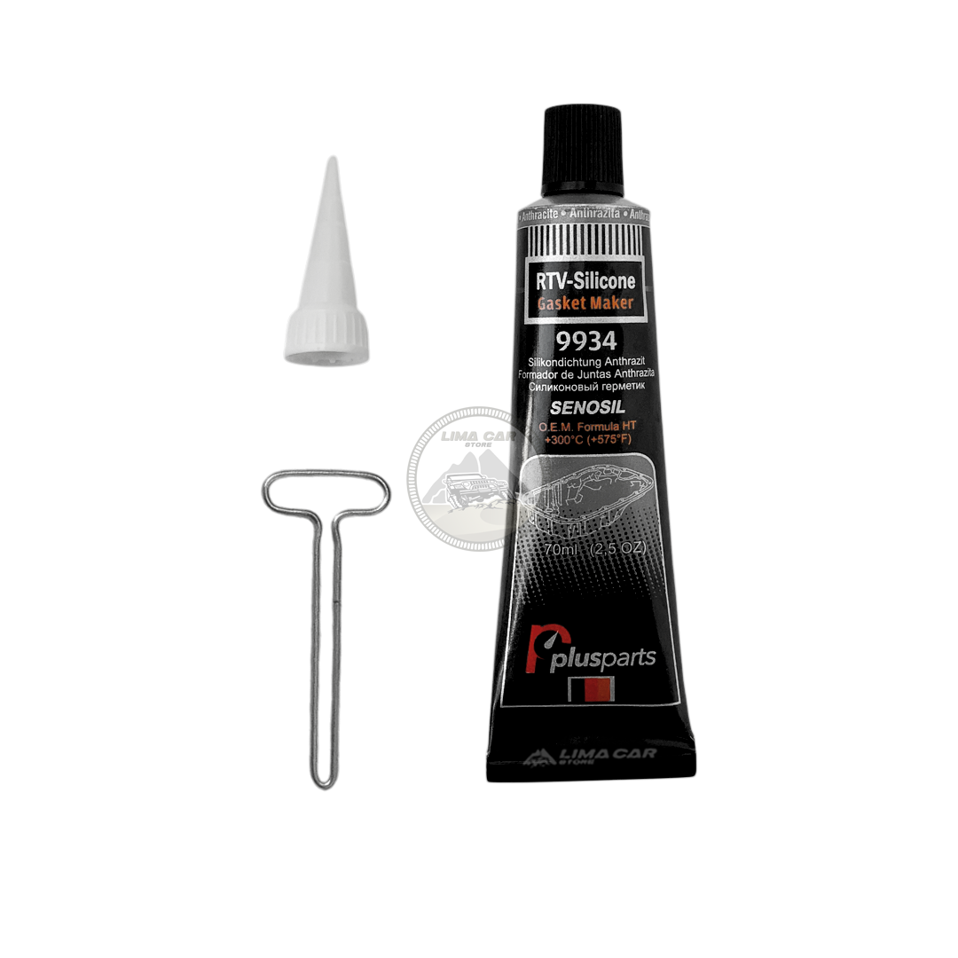 SILICONA SELLADORA GRIS DE ALTA TEMPERATURA SENFINECO 9934 70ML - 2
