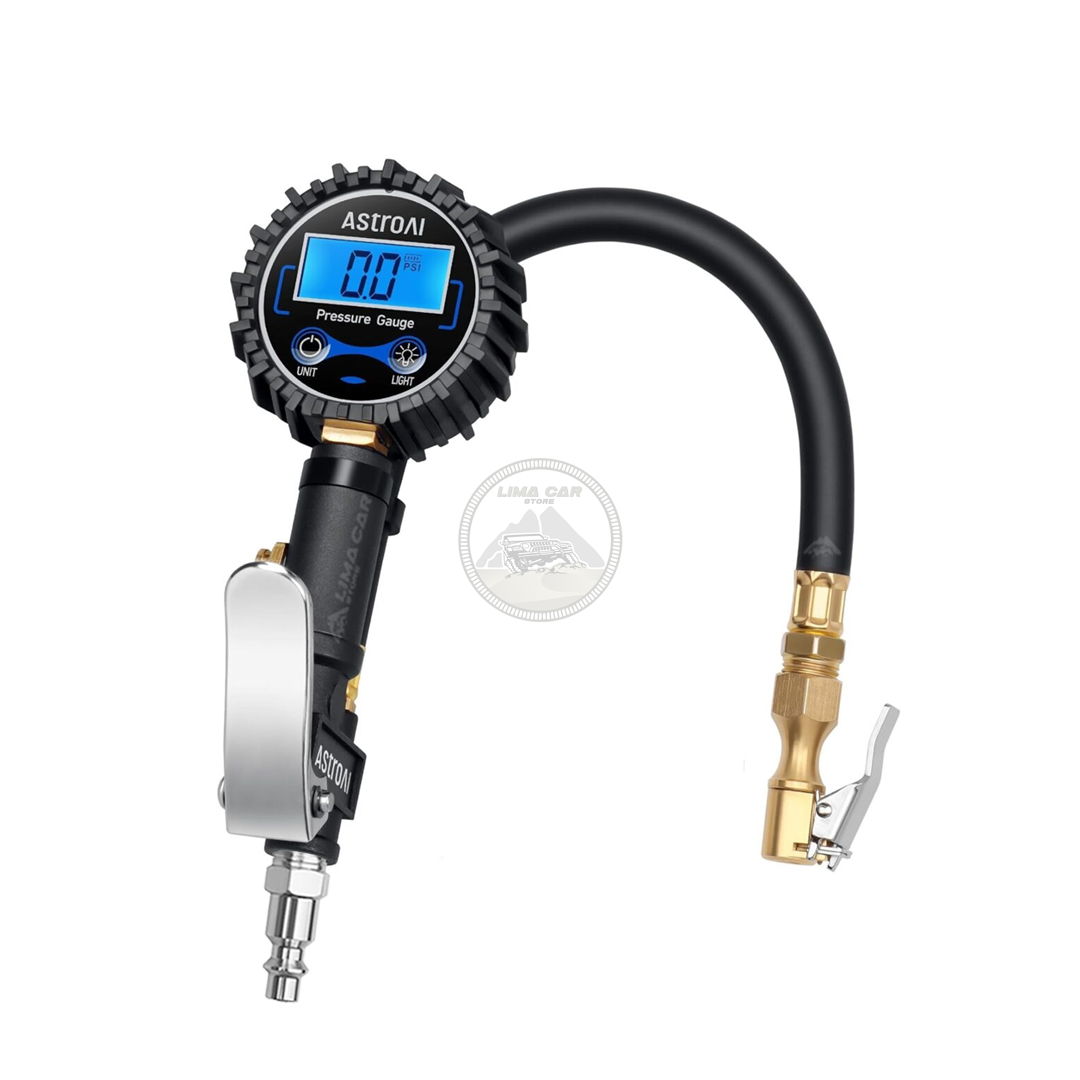 INFLADOR MEDIDOR DE PRESIÓN DIGITAL NEUMÁTICO 250 PSI - 1